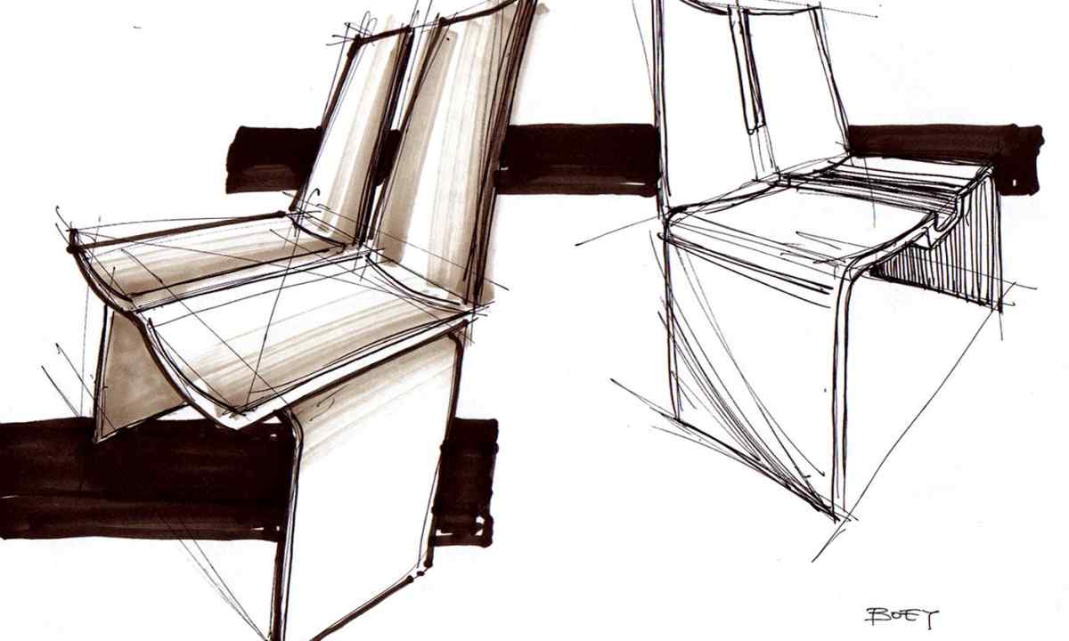 How to make the drawing of furniture
