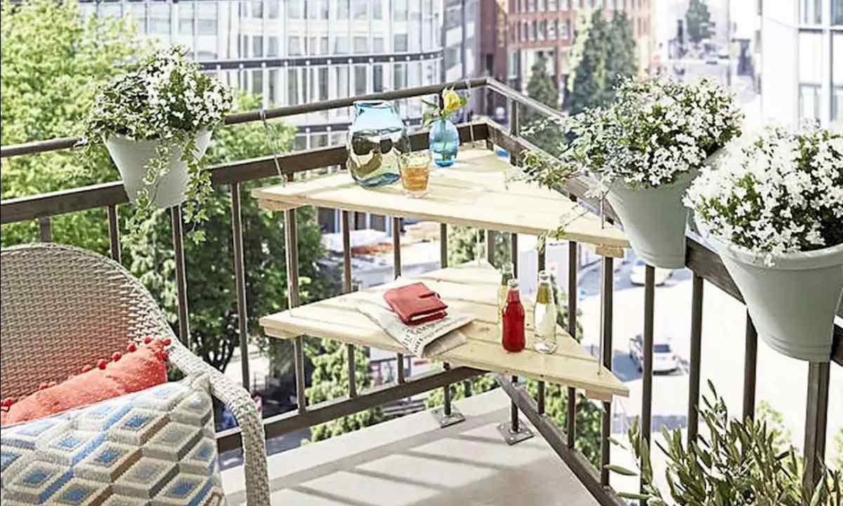 How to equip balcony? Esthetic options