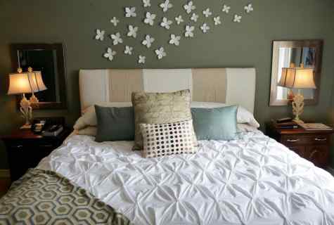How to make decor for the bedroom with own hands