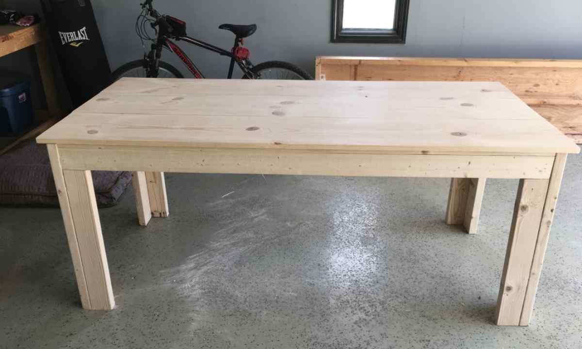 How to make table with own hands