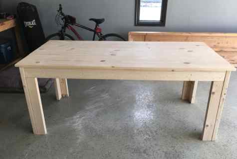 How to make table with own hands