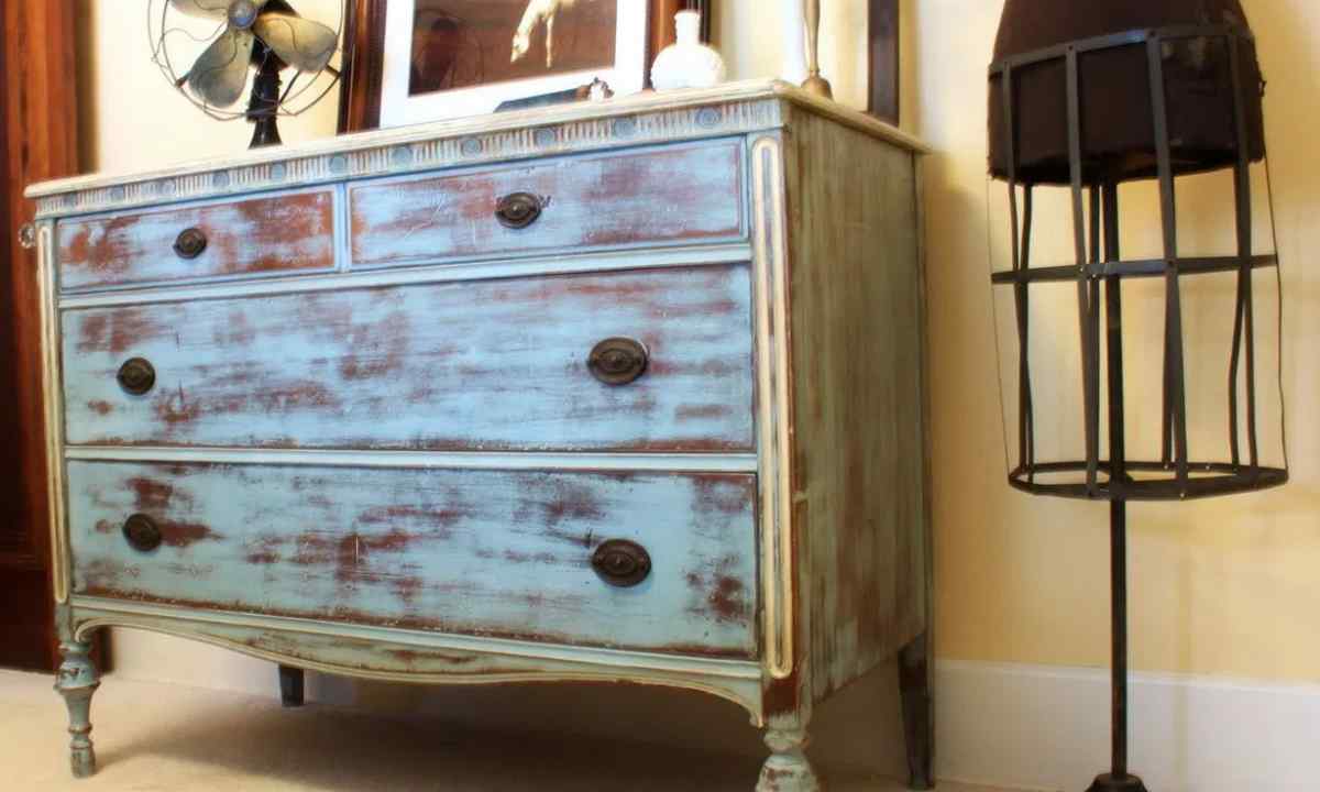 How to recolour old furniture