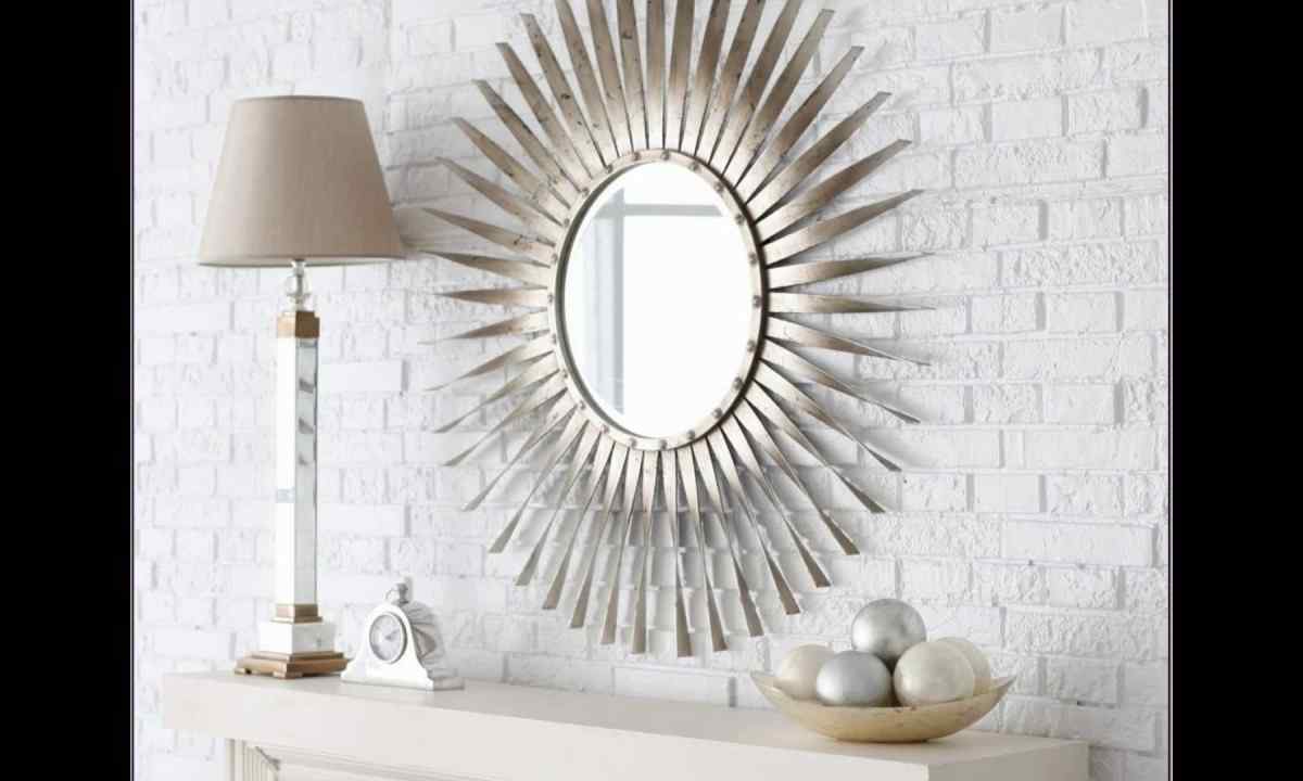 Options of decoration of frame for mirror