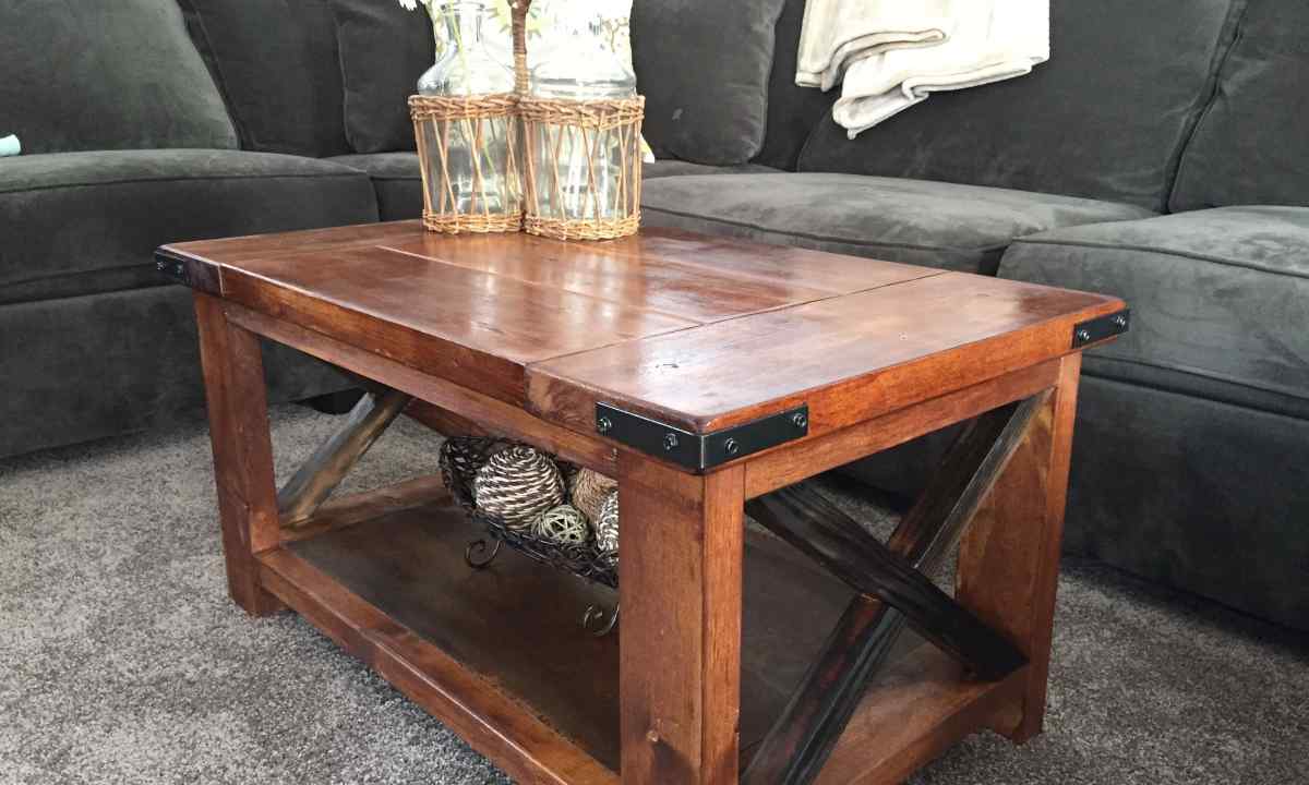 How to make coffee table with own hands