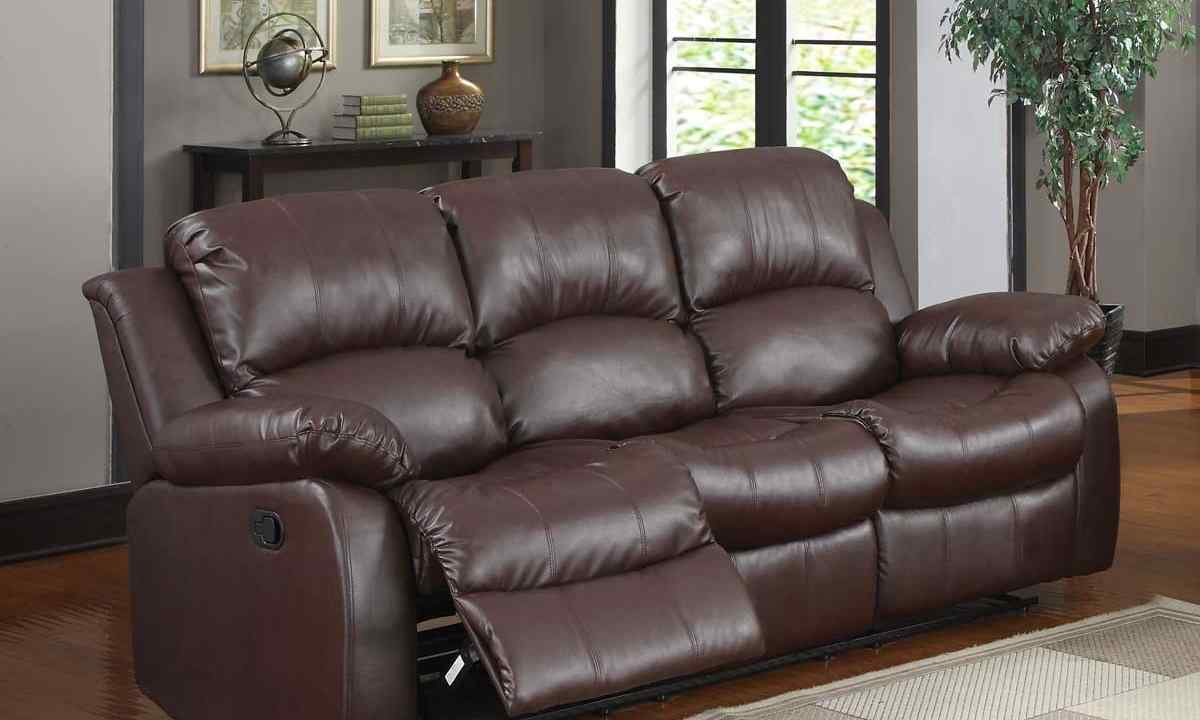 Leather furniture is how practical