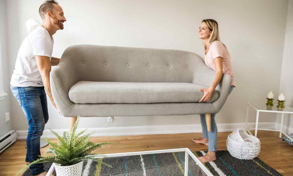 How to pick up sofa