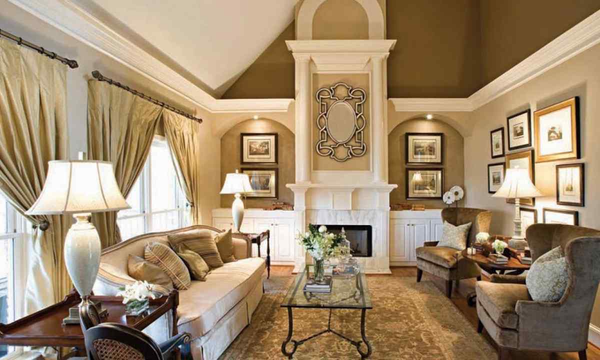 Wall for the living room: secrets of beautiful interior