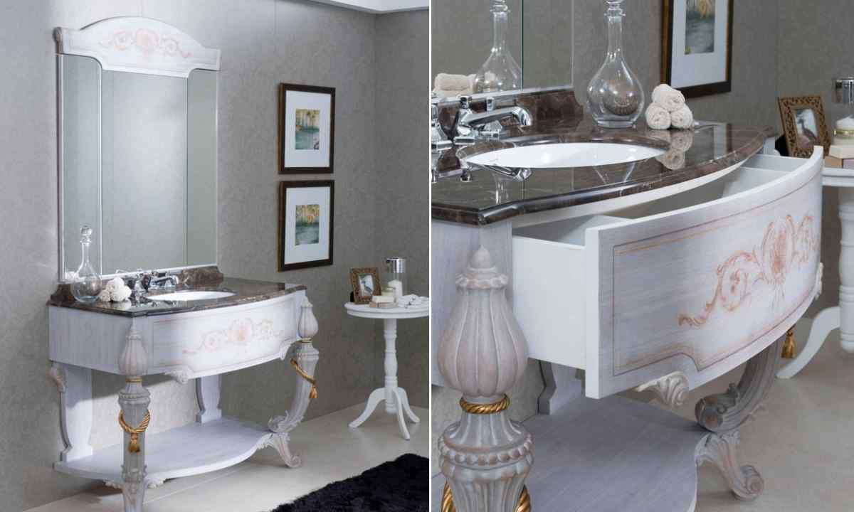 How to choose furniture set to the bathroom