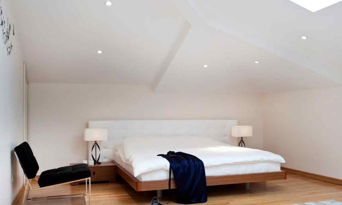 How to make bed attic