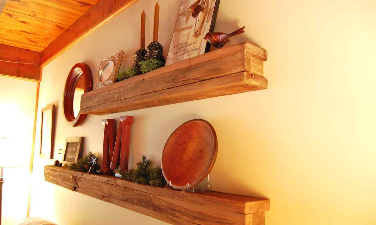 How to make the shelf wooden