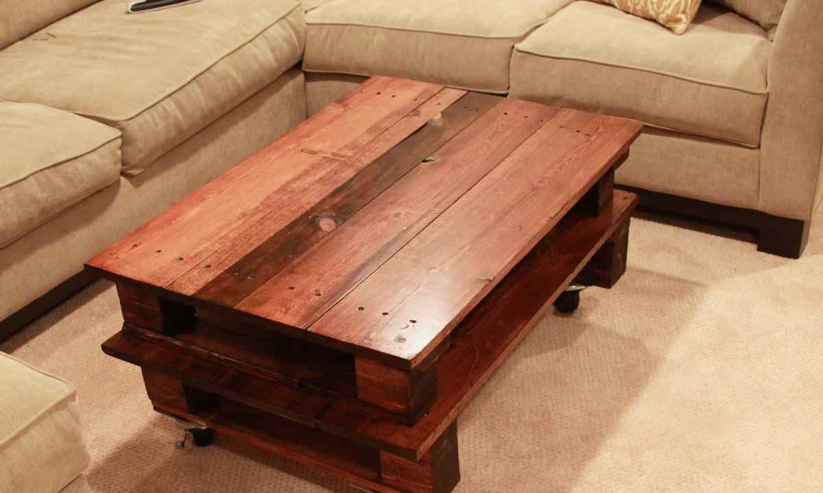 How to make coffee table