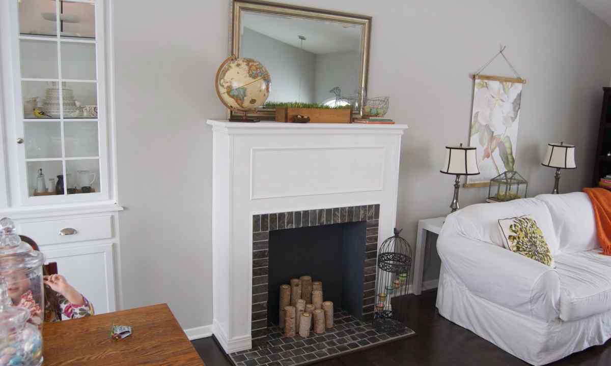 How to make fireplace in the house