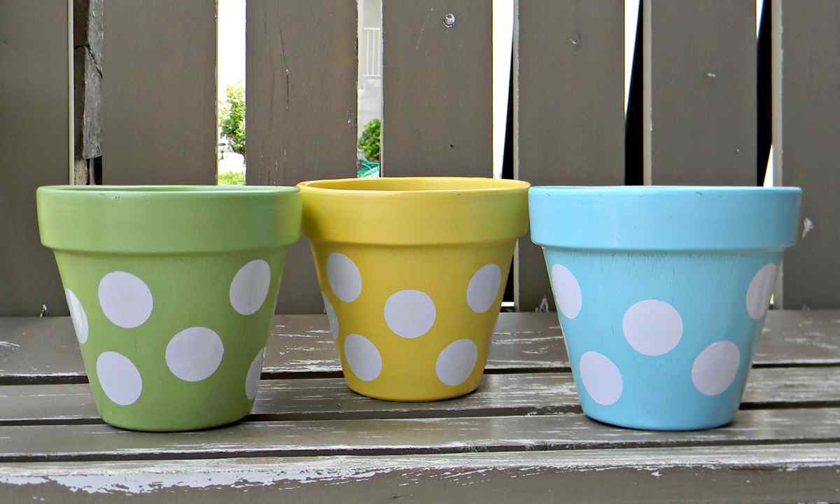 How to decorate flowerpot