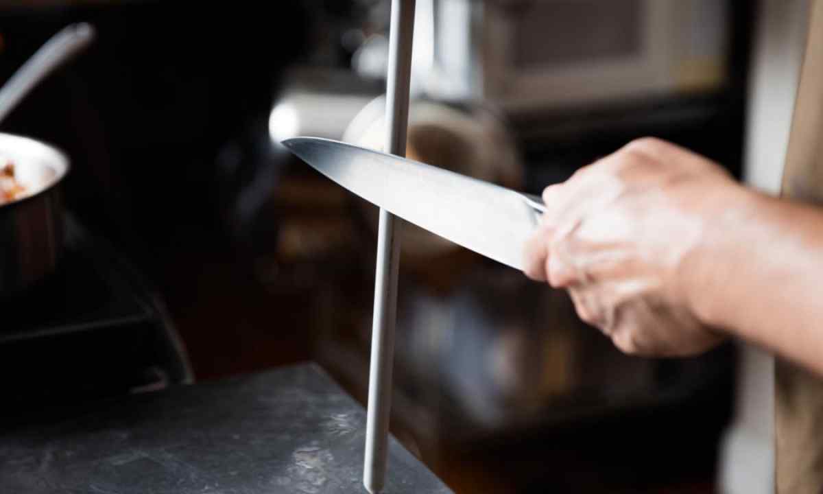 How to sharpen knife bar