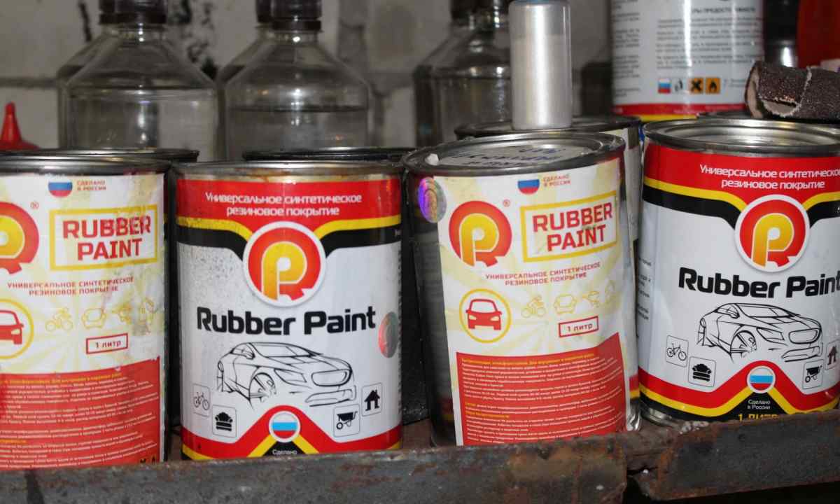 How to apply rubber paint