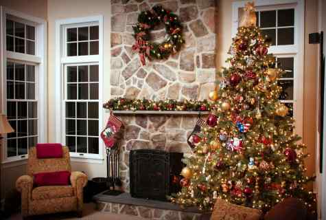 How to decorate the house and fir-tree