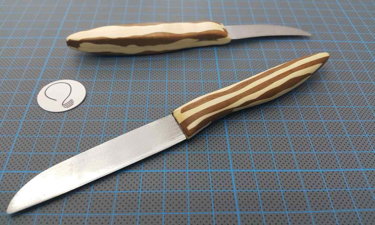 How to make the type-setting handle for knife