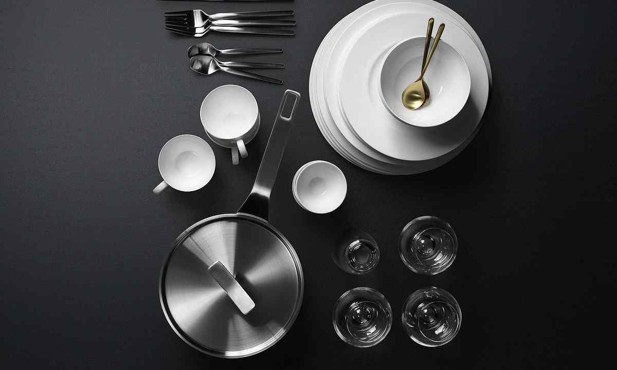 How to clean tableware