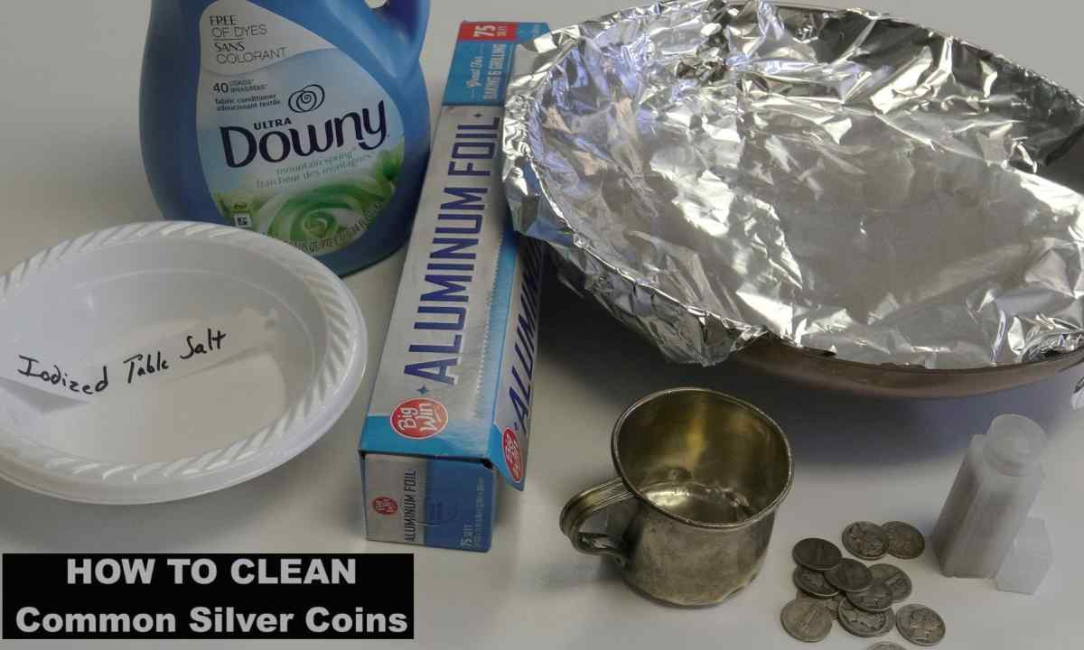 How to clean table silver