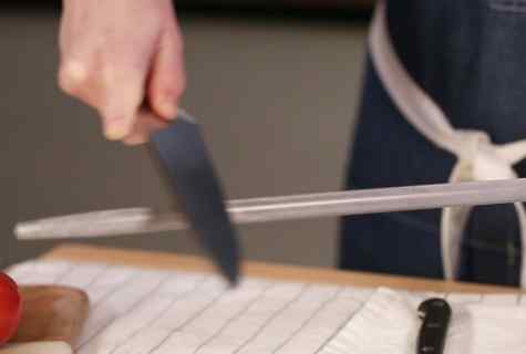 How to sharpen kitchen knives