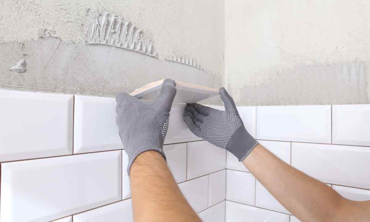 How to put wall tile