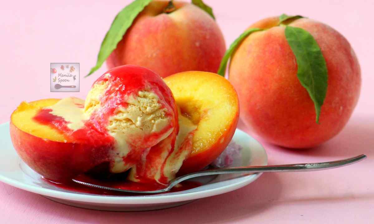 How to put peach
