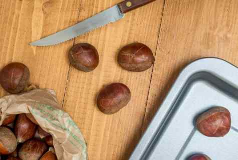 How to put chestnut