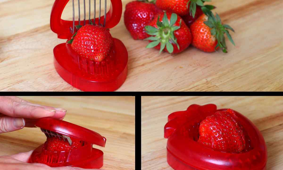 When to cut off strawberry