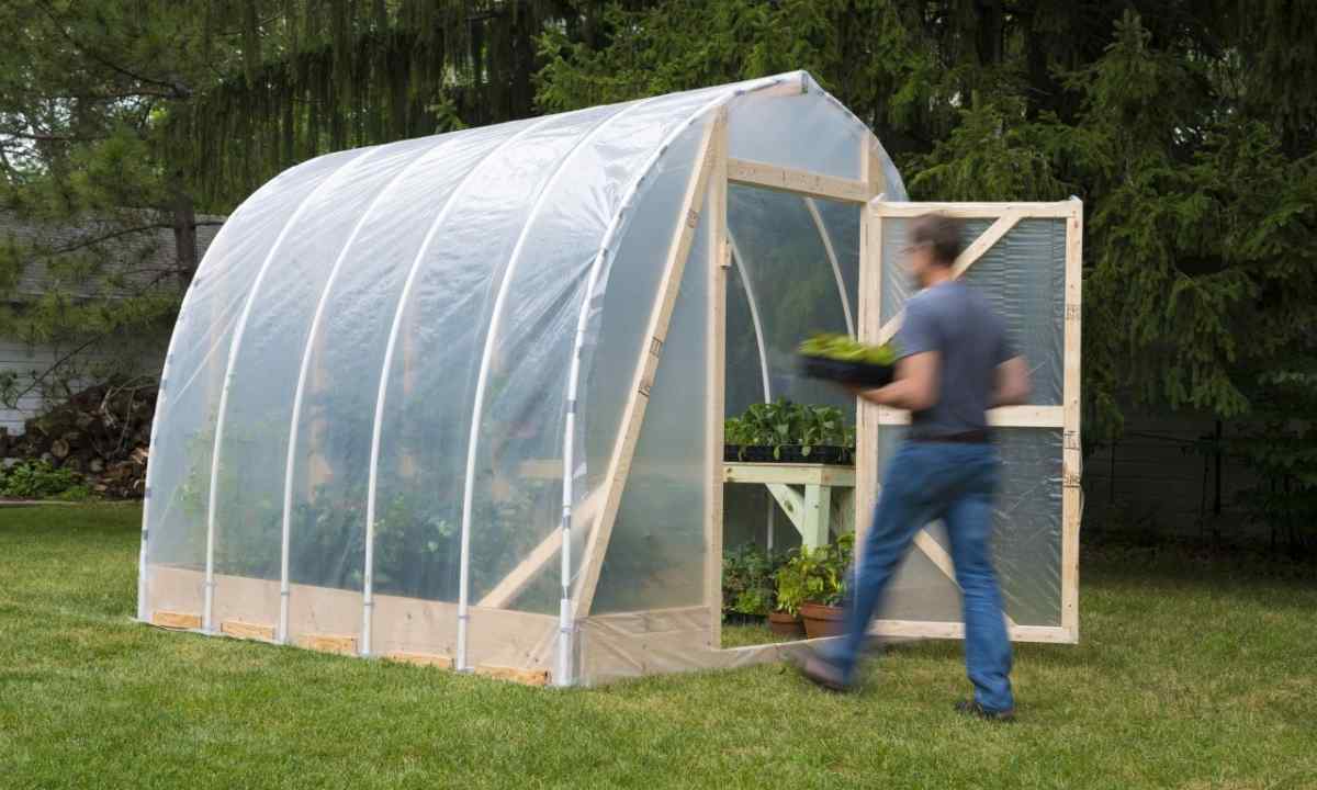 How to stick together film for greenhouses