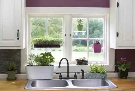 How to issue kitchen garden at window
