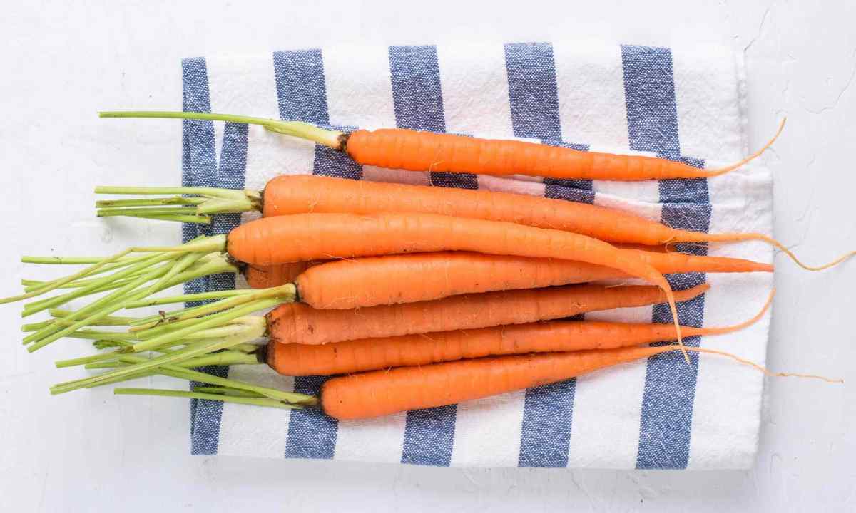 What carrots in form