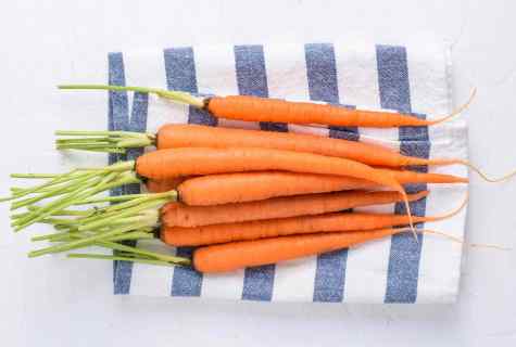 What carrots in form