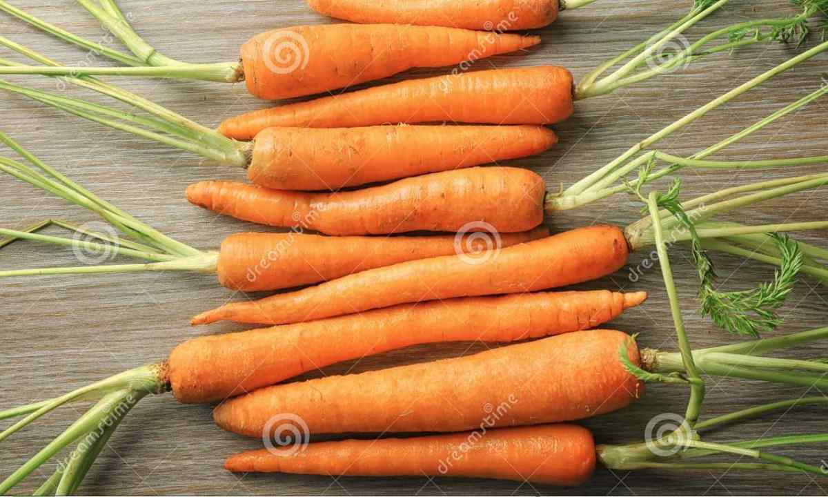 How to grow up large and sweet carrot