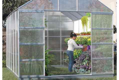 Garden greenhouses: types, features, application