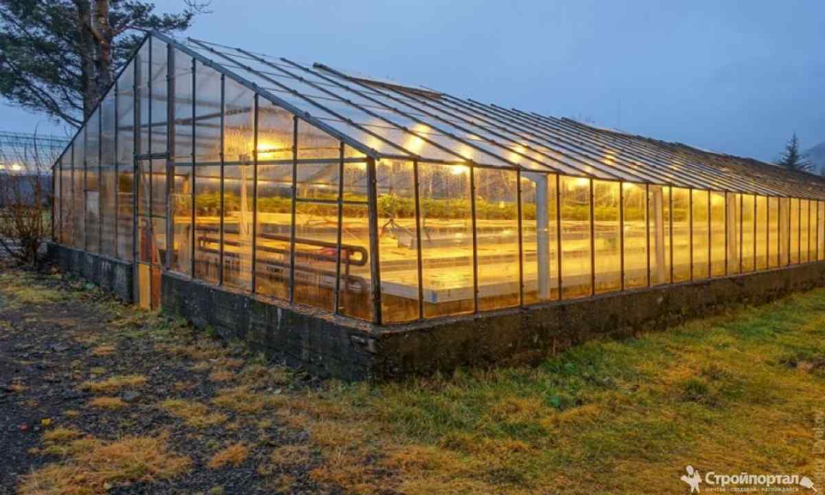 How to build the greenhouse, using cellular polycarbonate