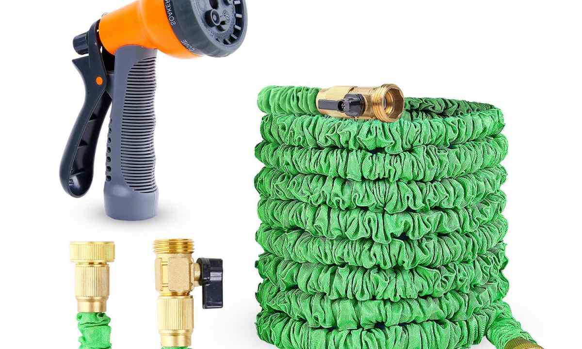 Garden hose: main versions and their characteristics
