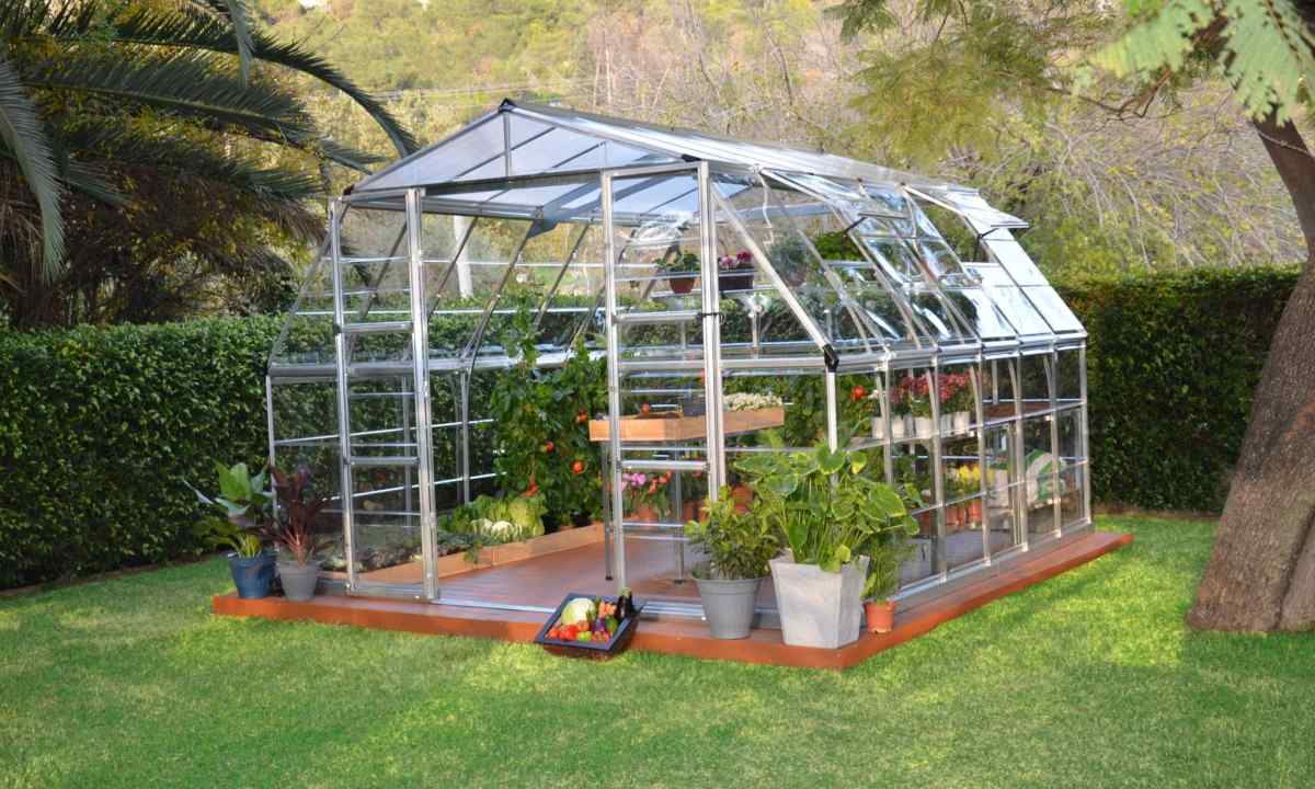 As most to build the greenhouse