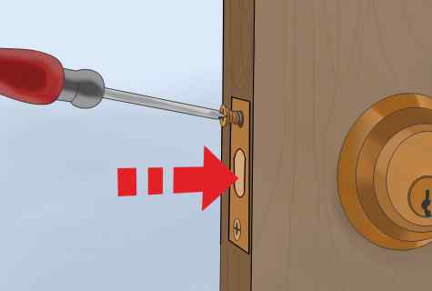How to insert the lock into door