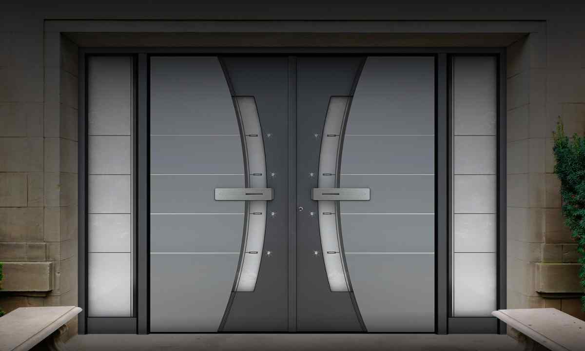 How to establish flat metal door