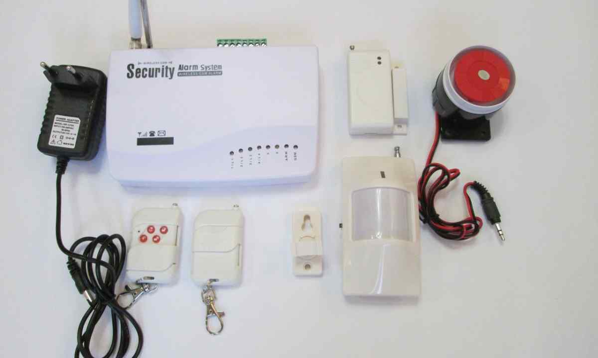 Gsm the alarm system for giving