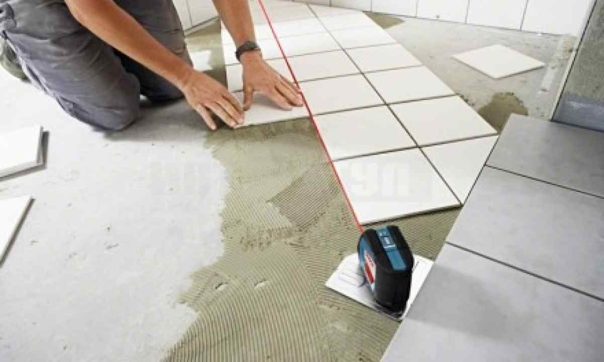 Technology of laying of flexible tile