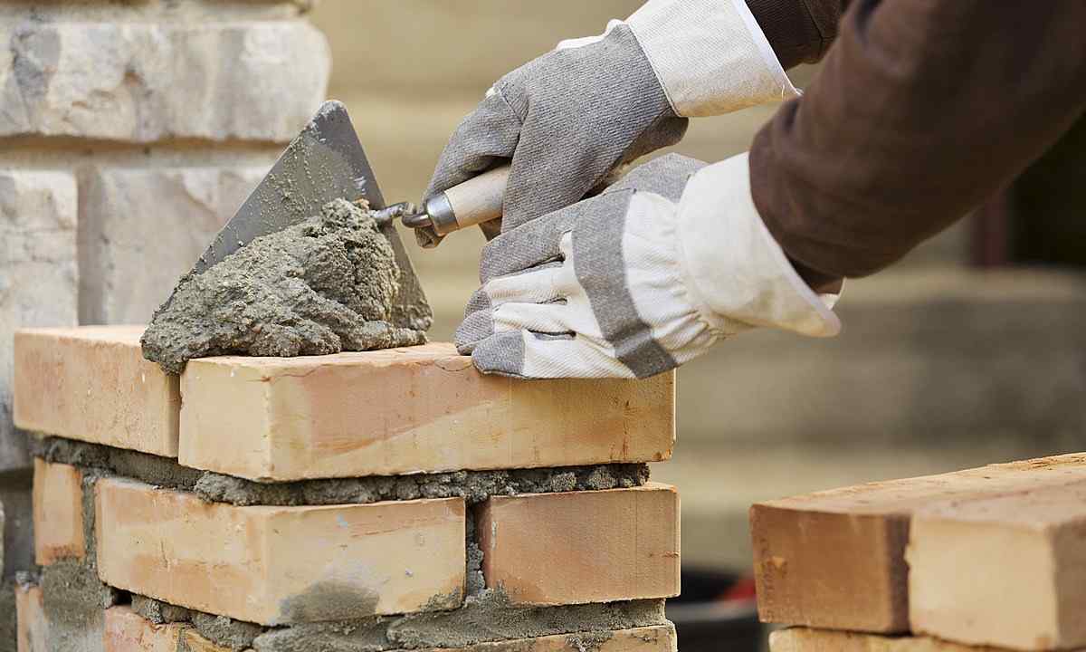 How to prepare solution for bricklaying