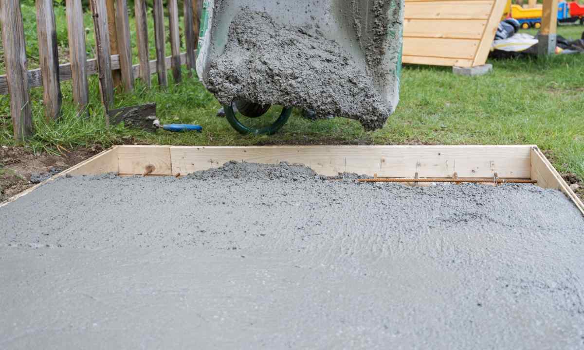 How to put gas concrete