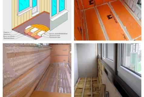 Warming of floor of loggia penoplex: step-by-step instruction