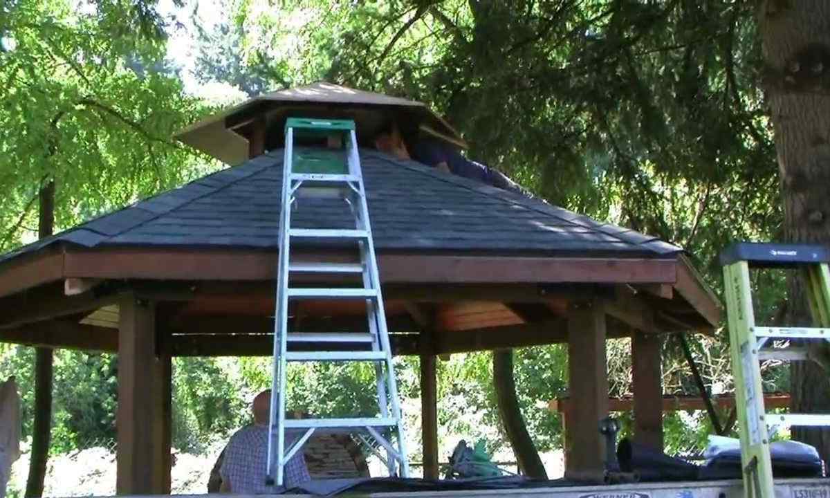 How to construct gazebo for giving by the hands
