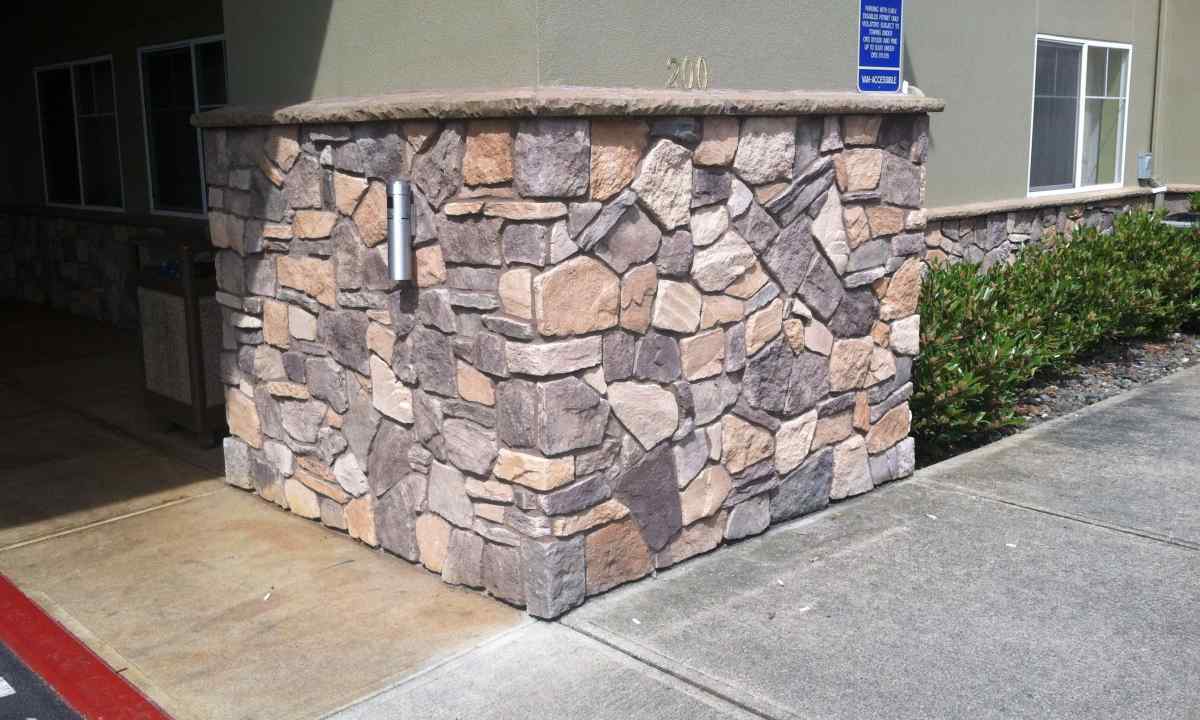 How to put decorative stone