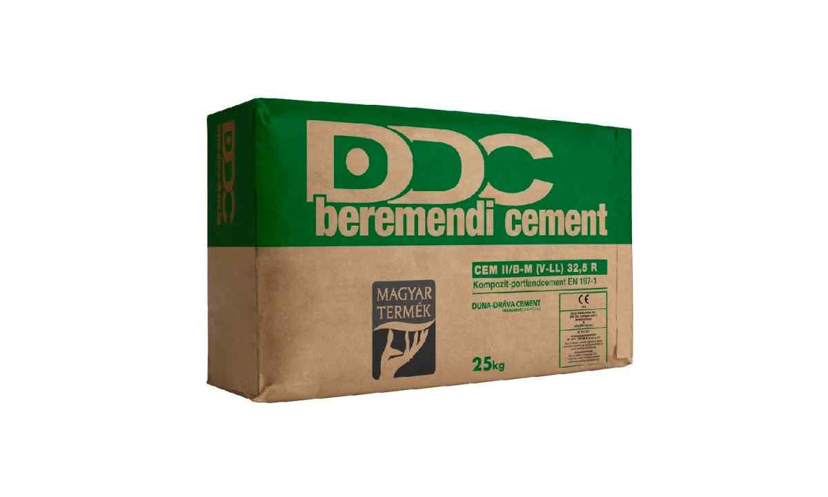 As it is correct to choose cement