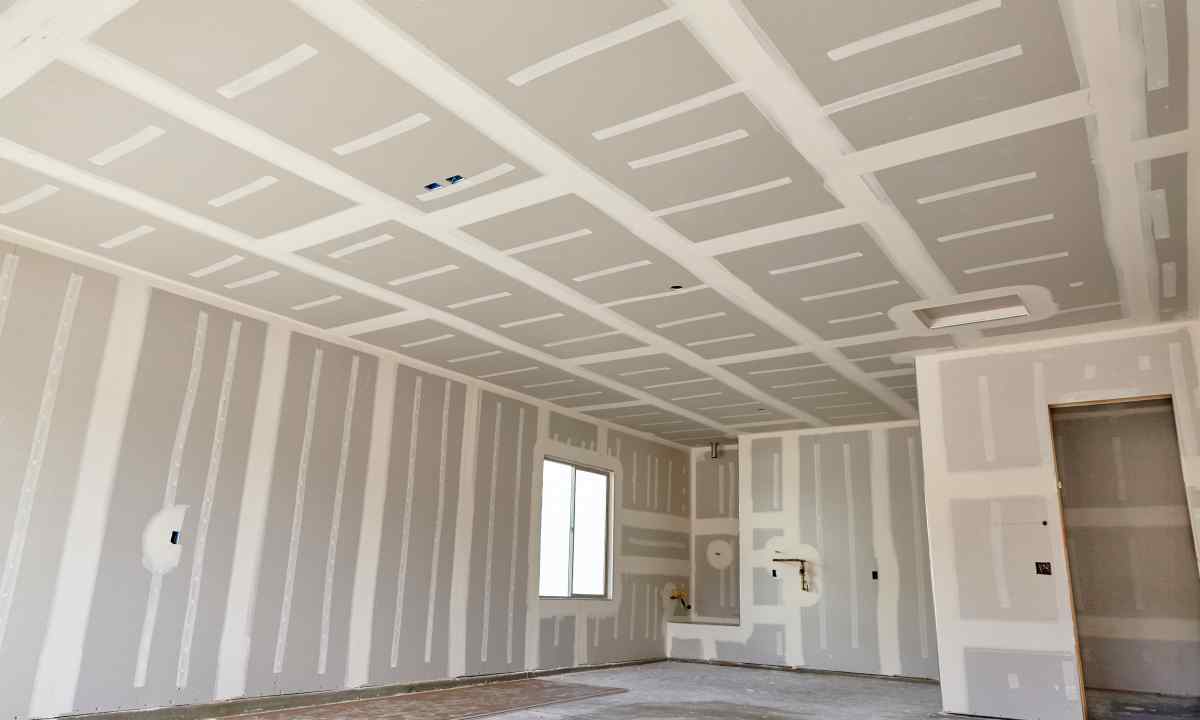 As use gypsum cardboard in construction and finishing work