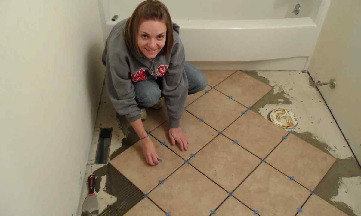 How to put floor tile