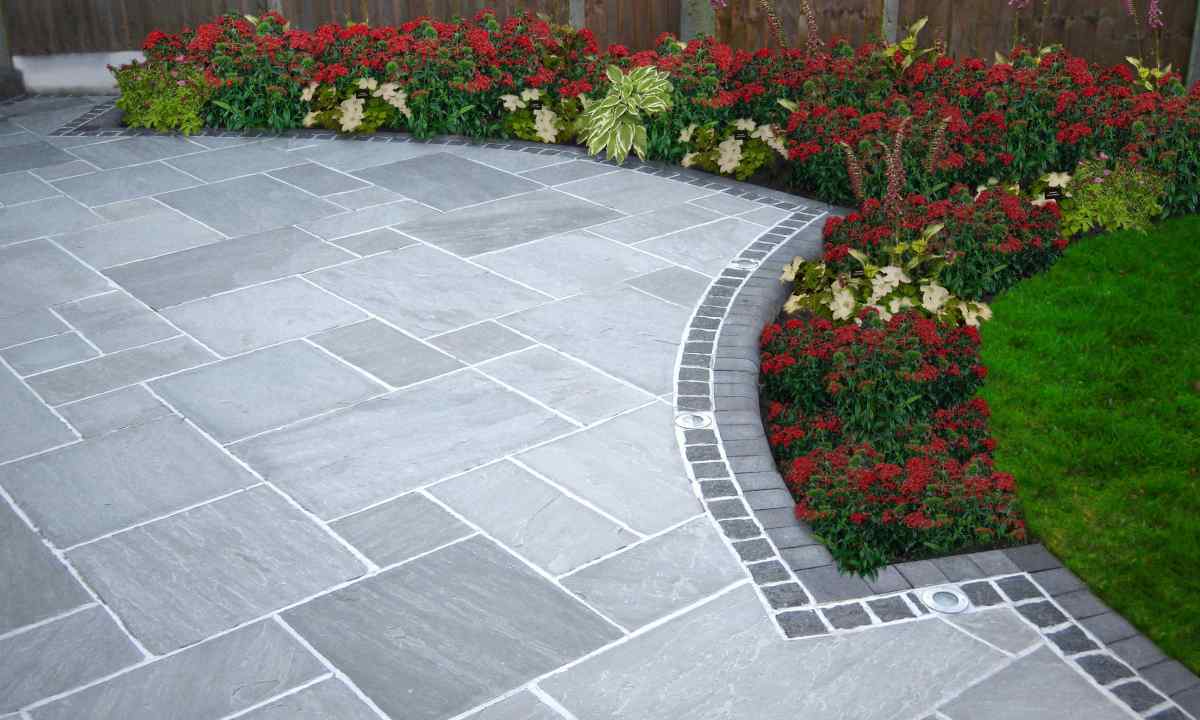 Paving slabs: types, ways of laying, feature of the choice